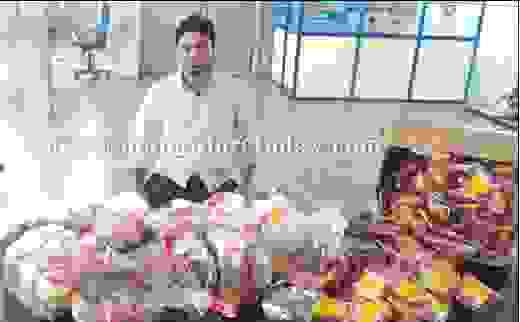 saffron summging at mangalore airport